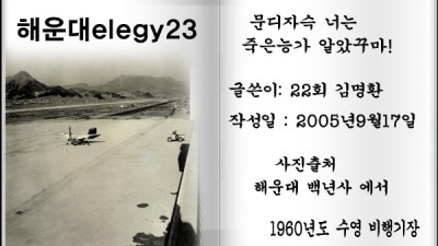 해운대elegy23, 문디자슥 너는 죽은능가 알았꾸마!